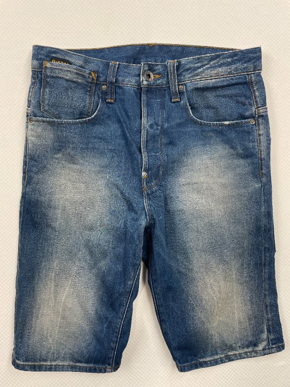 G-Star Raw A-Crotch Blue Denim Jean Shorts Men's Size 31